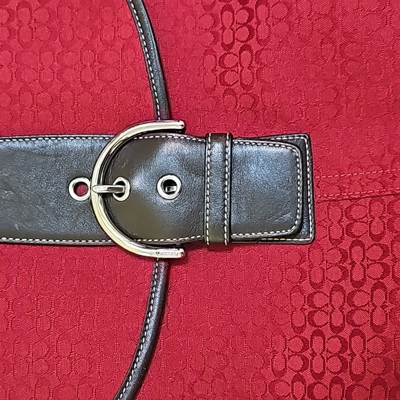 Coach Messenger Shoulder Bag Flap Jacquard Mini C Signature 6377 - Picture 15 of 17